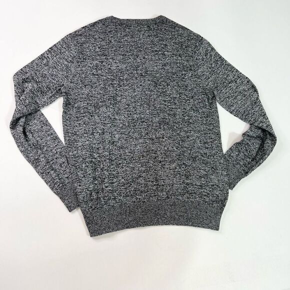 Hawker Rye Sweater Mens Small Heather Grey Cotton Cashmere Blend Crew Neck NWT - Picture 8 of 9